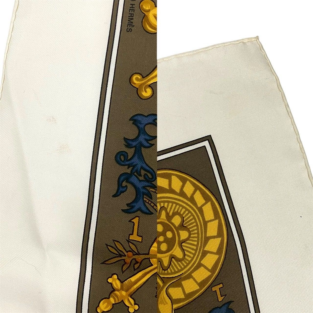 SJ【HERMES】カレ90 タロットカード スカーフ SILK/シルク 100