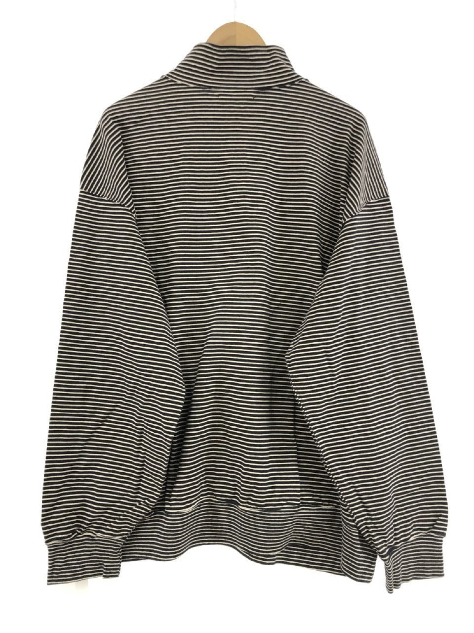 blurhms 23SS Cotton Napping Border Harf-zip 3 ブラック - メルカリ 