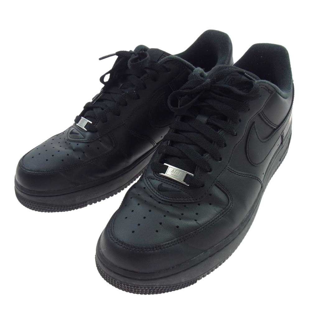 Supreme シュプリーム スニーカー CU9225-001 NIKE ナイキ AIR FORCE 1 LOW エアフォースワン ロー ローカット スニーカー ブラック系 28cm【中古】