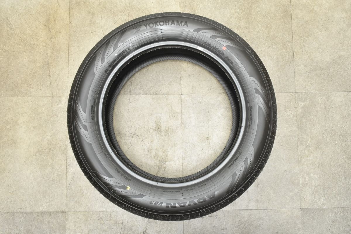 新車外し 2025年製 225/60R18 ヨコハマ アルファード ハリアー ④ 新車外し 美品】トヨタ 40 アルファード Z 純正 18in 7J +40