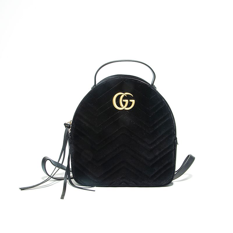 グッチ GUCCI リュックサック バックパック GGマーモント　ベルベット GUCCI グッチ リュック・デイパック GGマーモント ベルベット - メルカリ