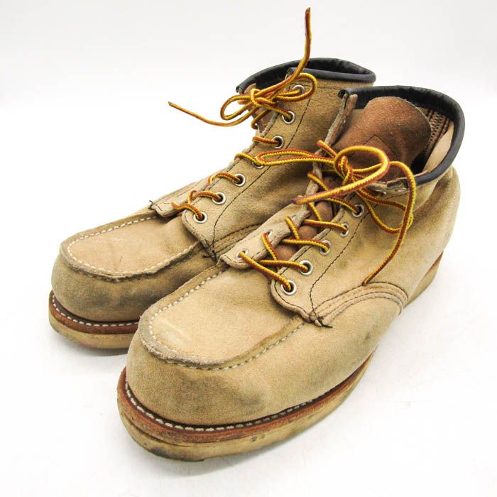 レッドウイング 8173 レザーブーツ スウェード ブランド ワークシューズ 靴 メンズ 42サイズ キャメル RED WING