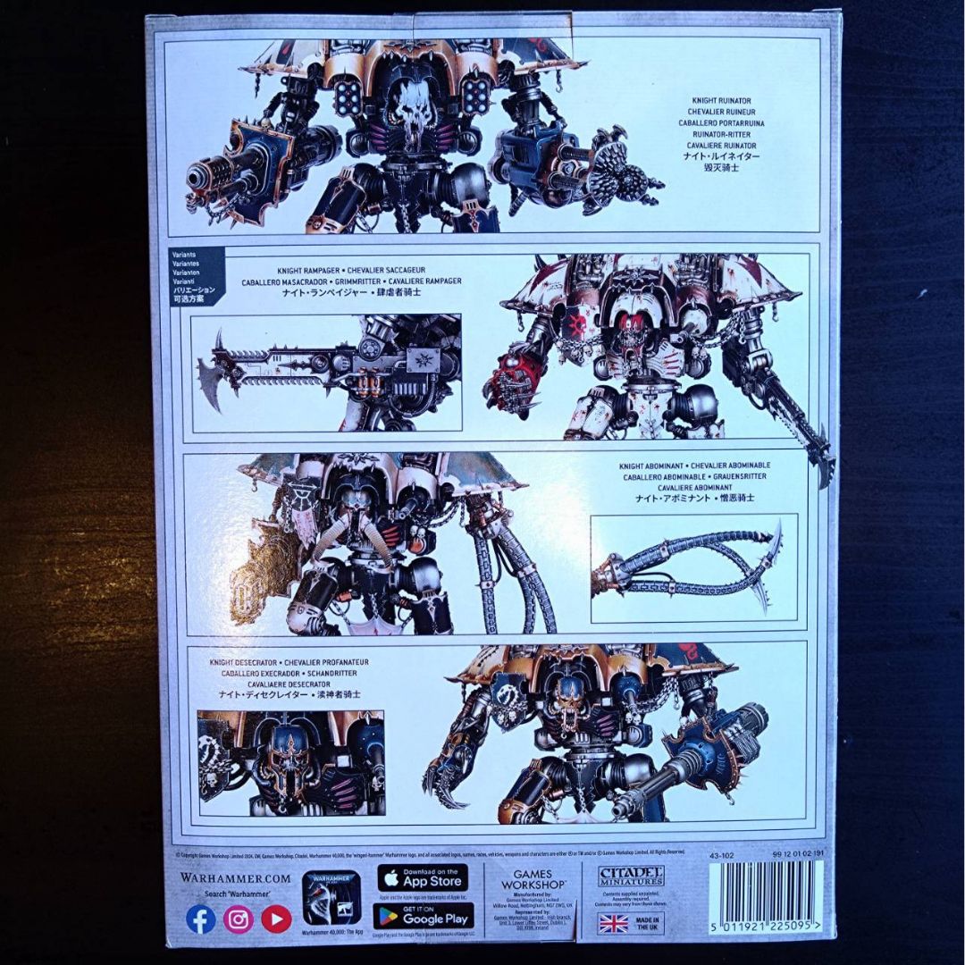 ケイオスナイト ナイト・ルイネイター Knight Ruinator ウォーハンマー