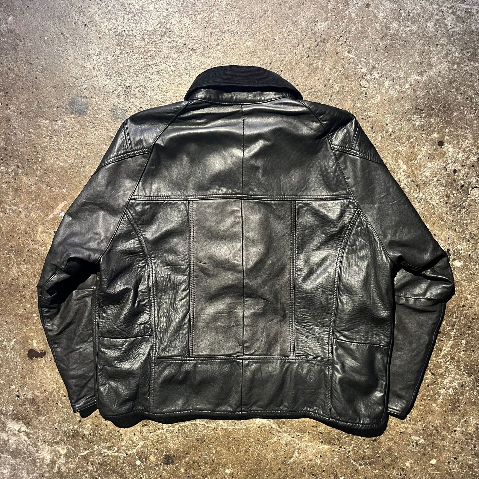 yoused play vintage ユーズド レザーライダース ジャケット yoused play vintage LEATHER DRIVER'S JACKET ユーズドプレイ