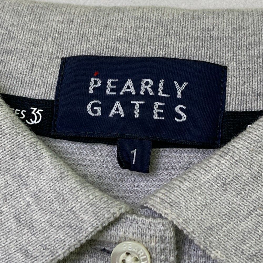 サイズ：1 PEARLY GATES パーリーゲイツ 2023年モデル 半袖ワンピース  グレー系 [240101444228] ゴルフウェア レディース ストスト サイズ：1 PEARLY GATES パーリーゲイツ 2023年モデル 半袖