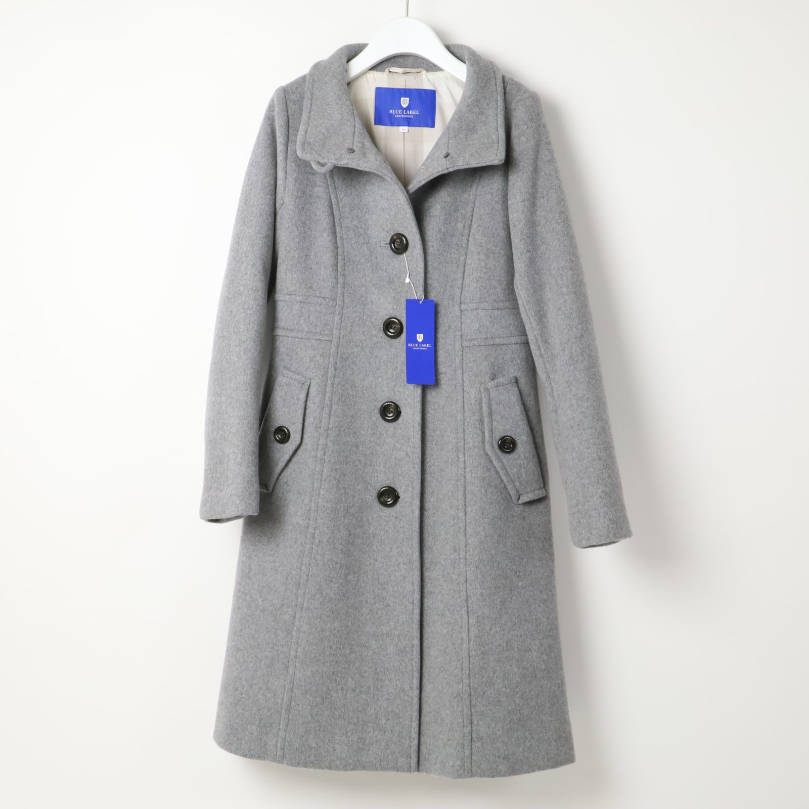新品 8.6万円 ブルーレーベル クレストブリッジ ウール スタンドカラー