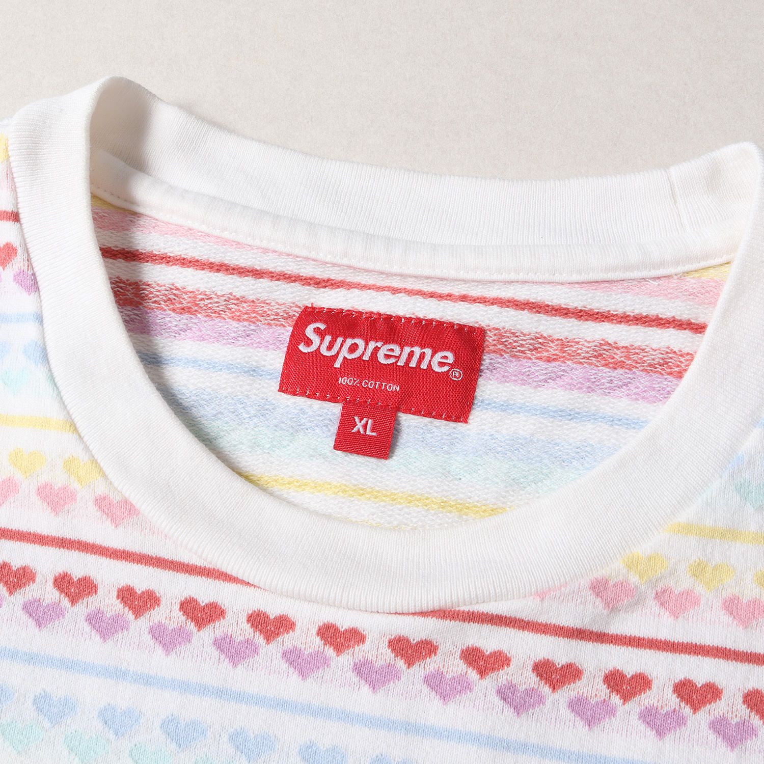 22SS Supreme Hearts Jacquard XL
