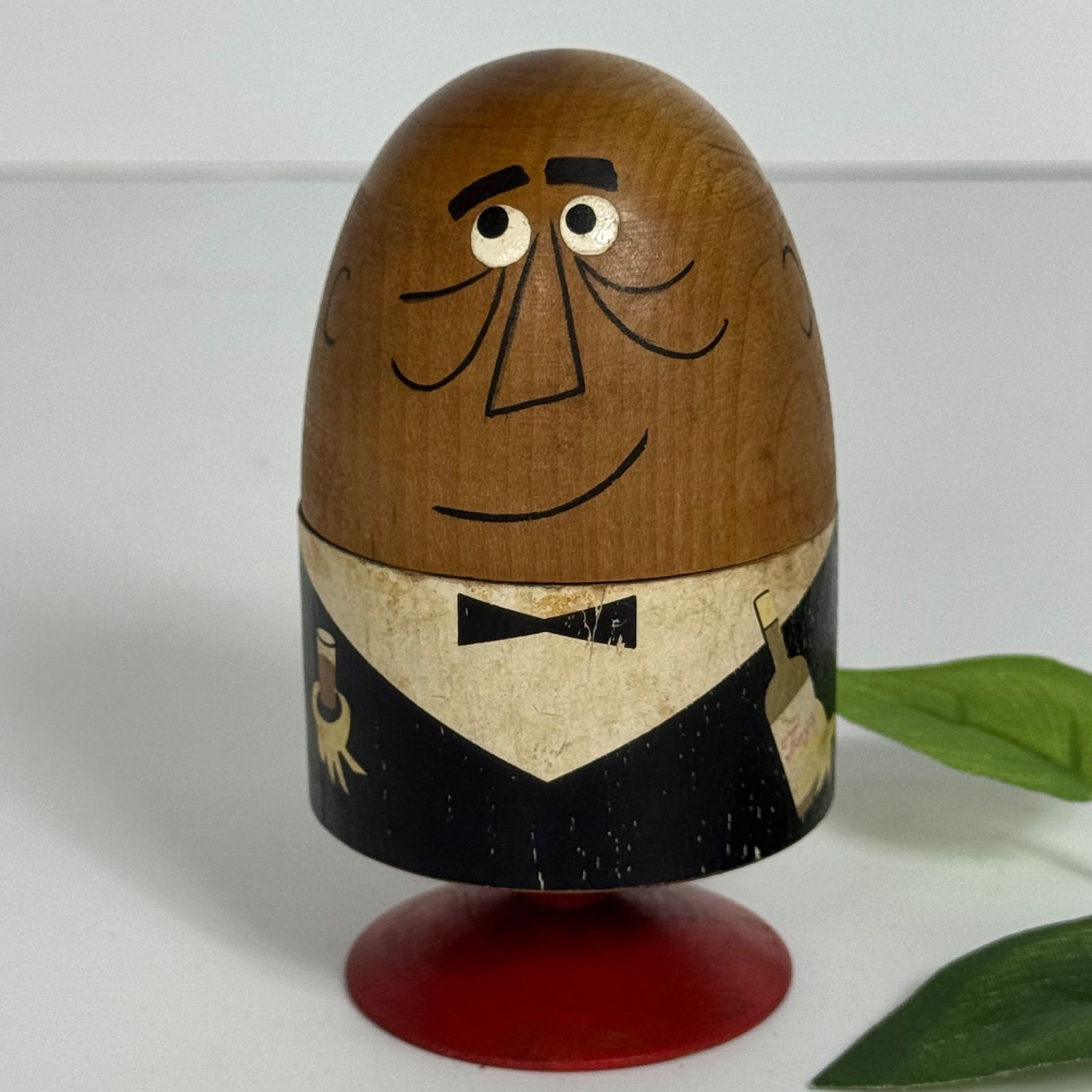 プレミア 昭和レトロ サントリー トリスウイスキー アンクルトリス 木製 爪楊枝入れ ヴィンテージ プレミア 酒販店配布品