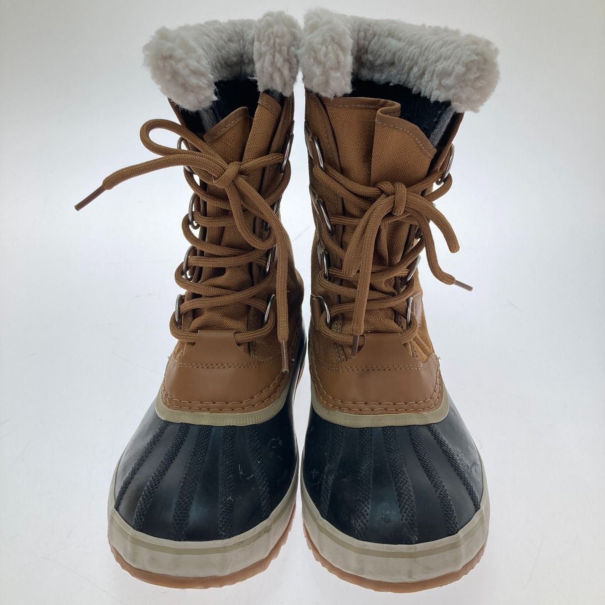 □□SOREL ソレル スノーブーツ パックナイロン  26cm NM3487-224 ブラウン