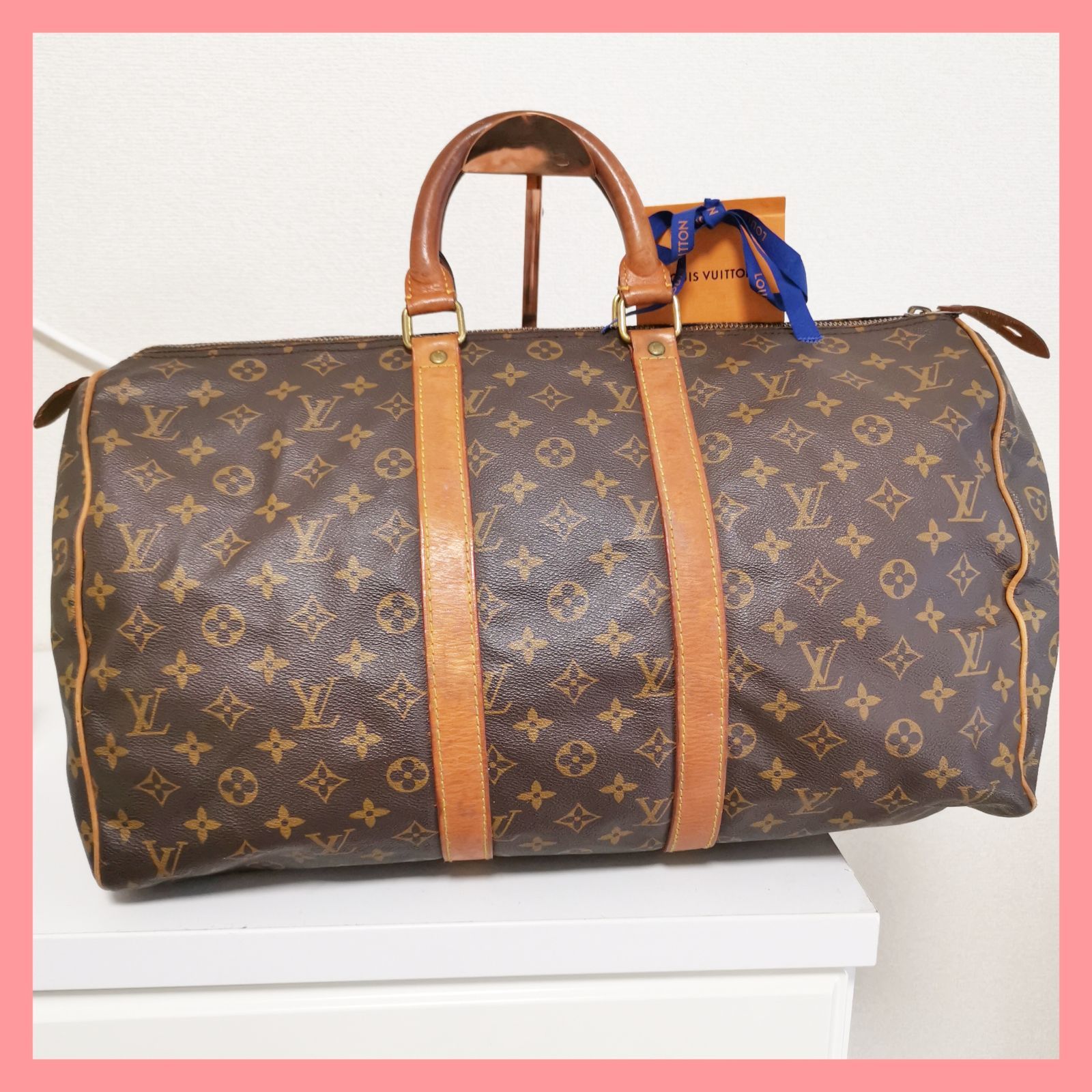 良品！LOUIS VUITTON キーポル45  モノグラム　ボストンバッグ 良品】ルイヴィトンLOUIS VUITTON キーポル45 モノグラム柄