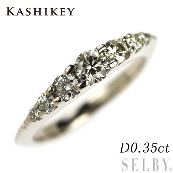カシケイ K18BG ダイヤモンド リング 0.35ct ネイキッド