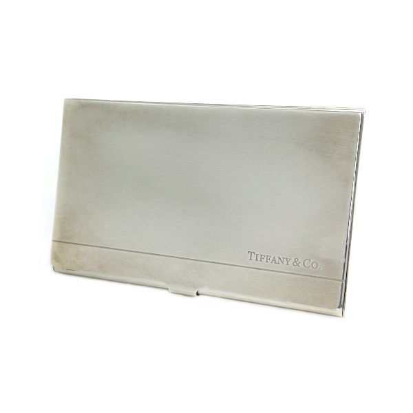 3月17日まで限定特価 TIFFANY&Co. 名刺入れ ロゴ カードケース SV925