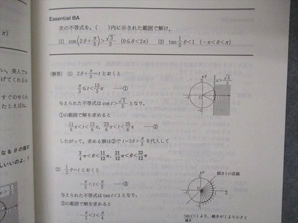 UX05-177 代ゼミ 代々木ゼミナール 山本のEssential数学 三角関数・対数 テキスト 未使用 2021 夏期講習 山本俊郎 04s0D