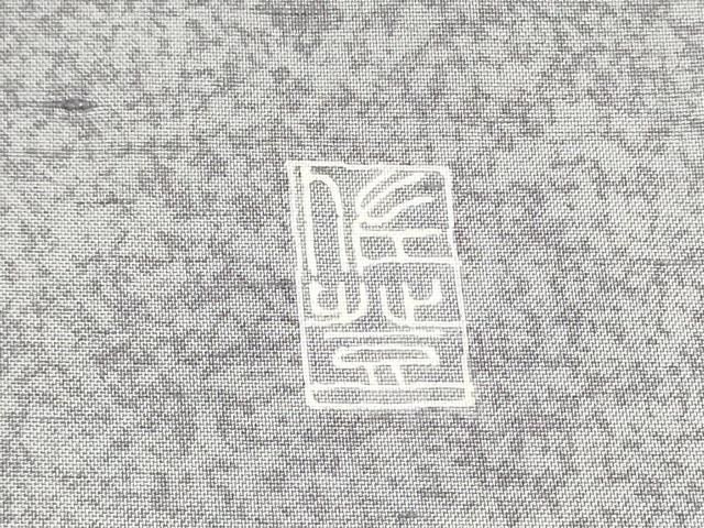 平和屋着物○太鼓柄 京袋帯 友禅作家物 白山紬 風景草花文 正絹 逸品  