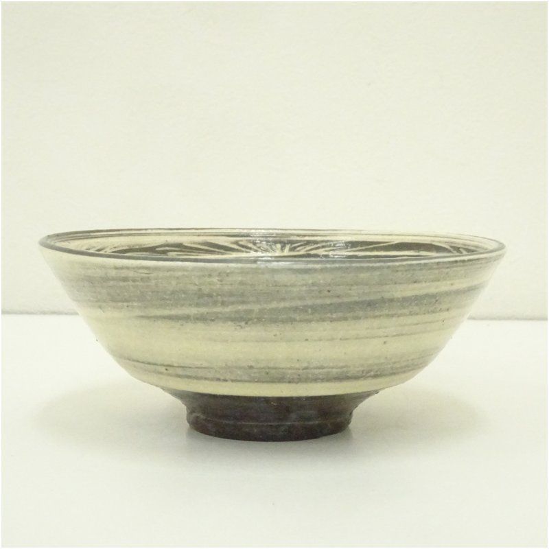 唐津焼 中里太亀造 三島平茶碗（共箱） 茶道 抹茶 おしゃれ 抹茶