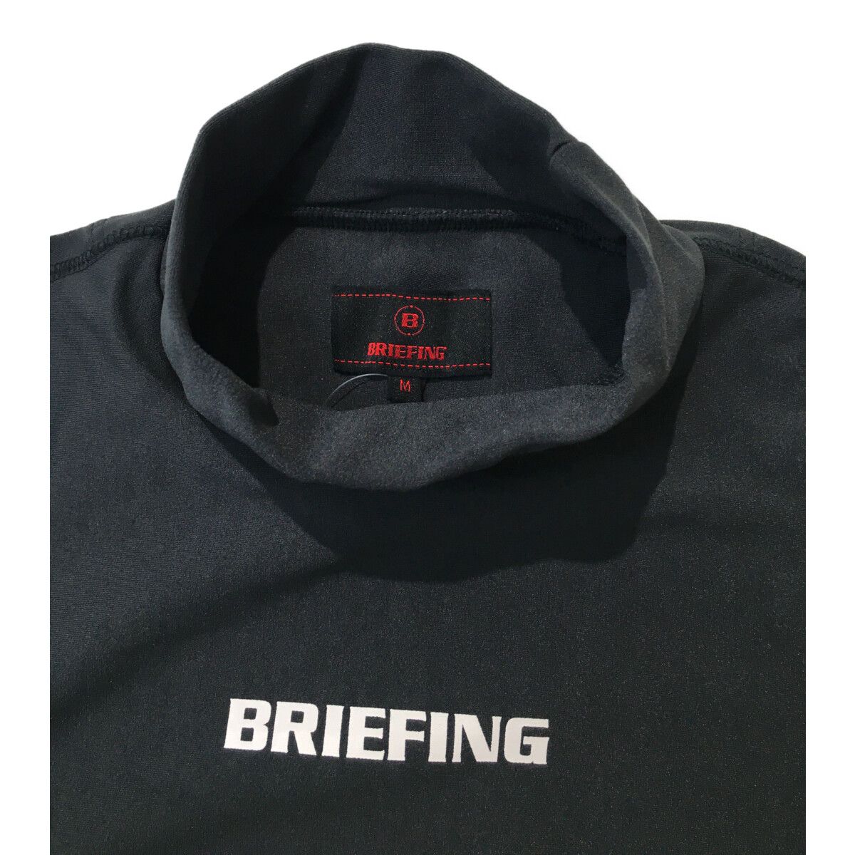 BRIEFING - coco 中古 ブリーフィング BRIEFING メンズ インナー M グレー ハイネック 裏起毛 ストレッチ 中古 メンズ ブリーフィング BRIEFING インナー M グレー