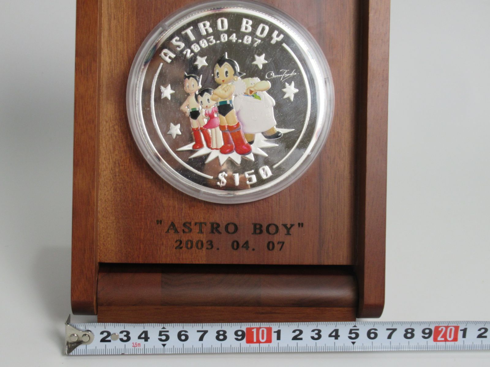 鉄腕アトム 誕生記念 1キロ 銀貨 2003.04.07 THE BIRTH OF ASTRO BOY