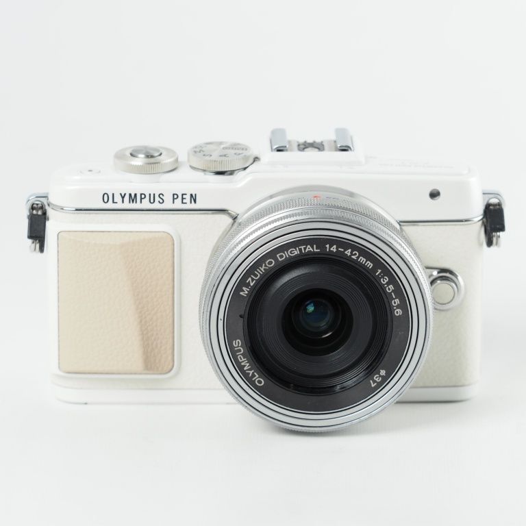 OLYMPUS ミラーレス一眼 PEN E-PL7 14-42mm EZレンズキット ホワイト E-PL7EZLKITWHT