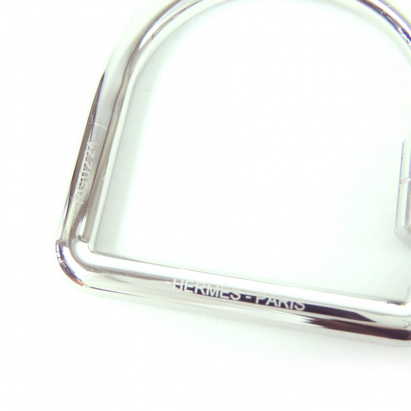 極美品☆HERMES エルメス キーホルダー エトリエ メタル 現行品  