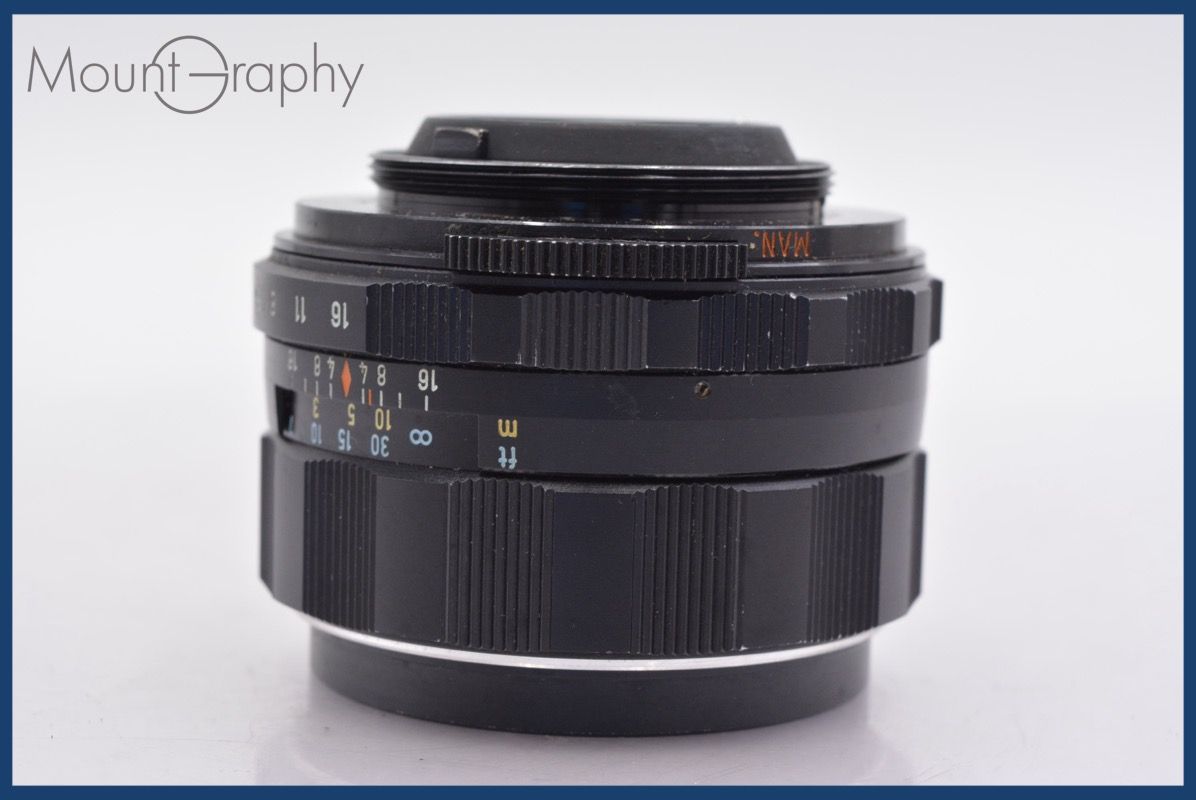 ペンタックス PENTAX Super-Multi-Coated TAKUMAR 50mm F1.4 前後キャップ-レンズフィルター付 完動 同梱可 mj5007