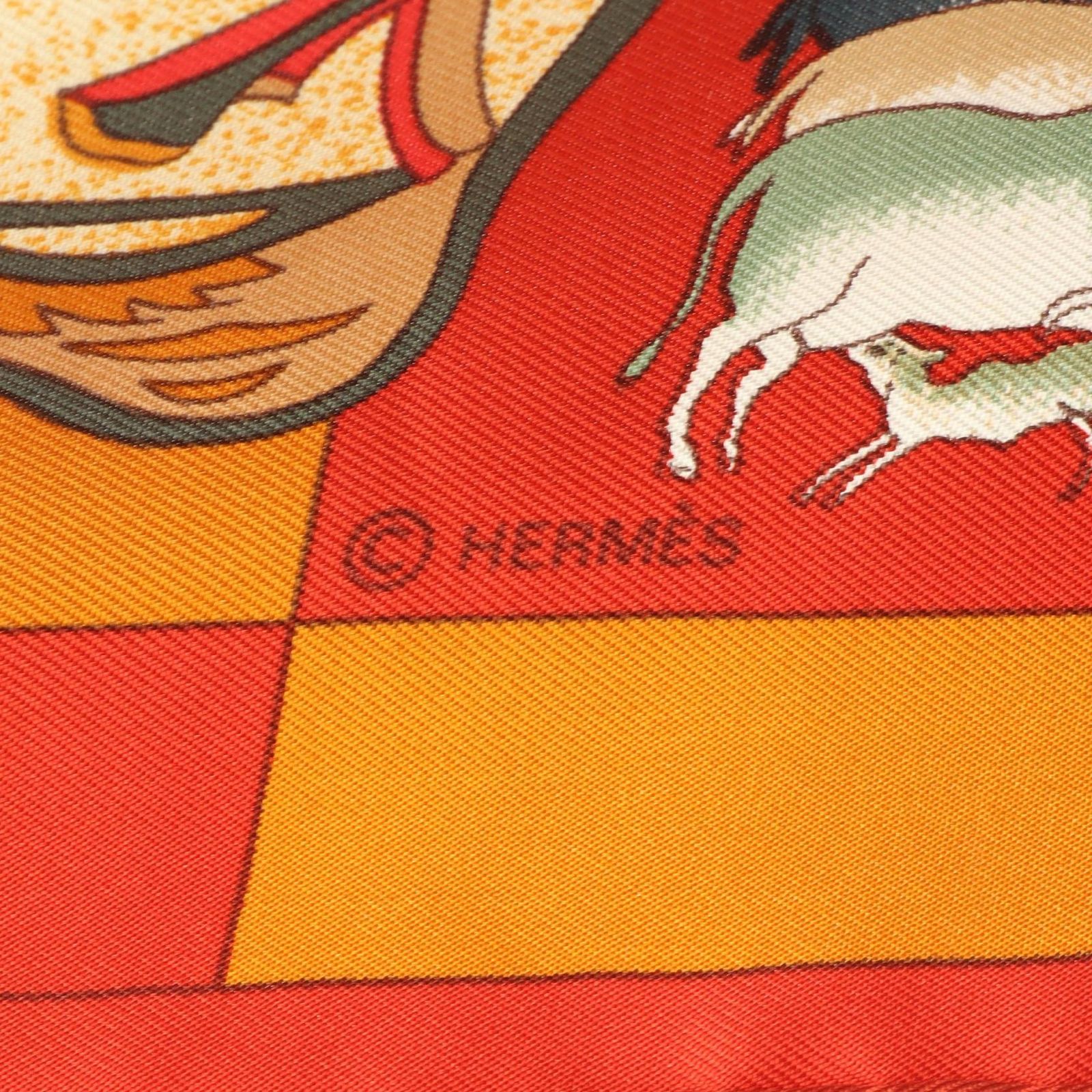 HERMES エルメス カレ90 Fantaisies indiennes スカーフ - メルカリ