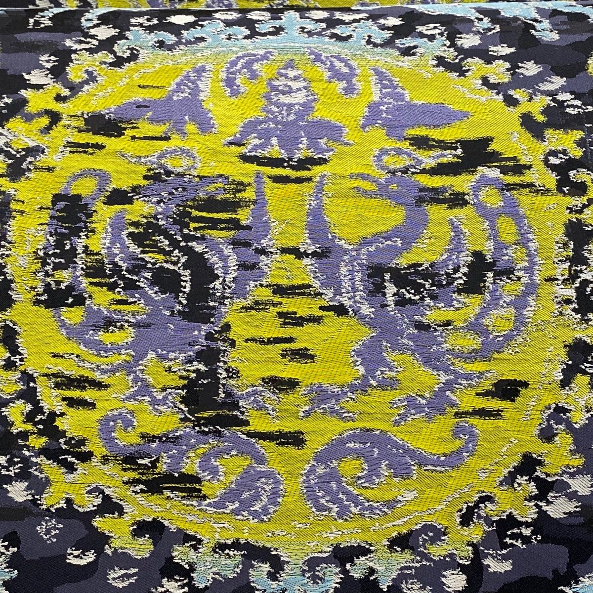 袋帯 秀品 ますいわ屋 向かい鳥 動物 灰紫 全通 正絹