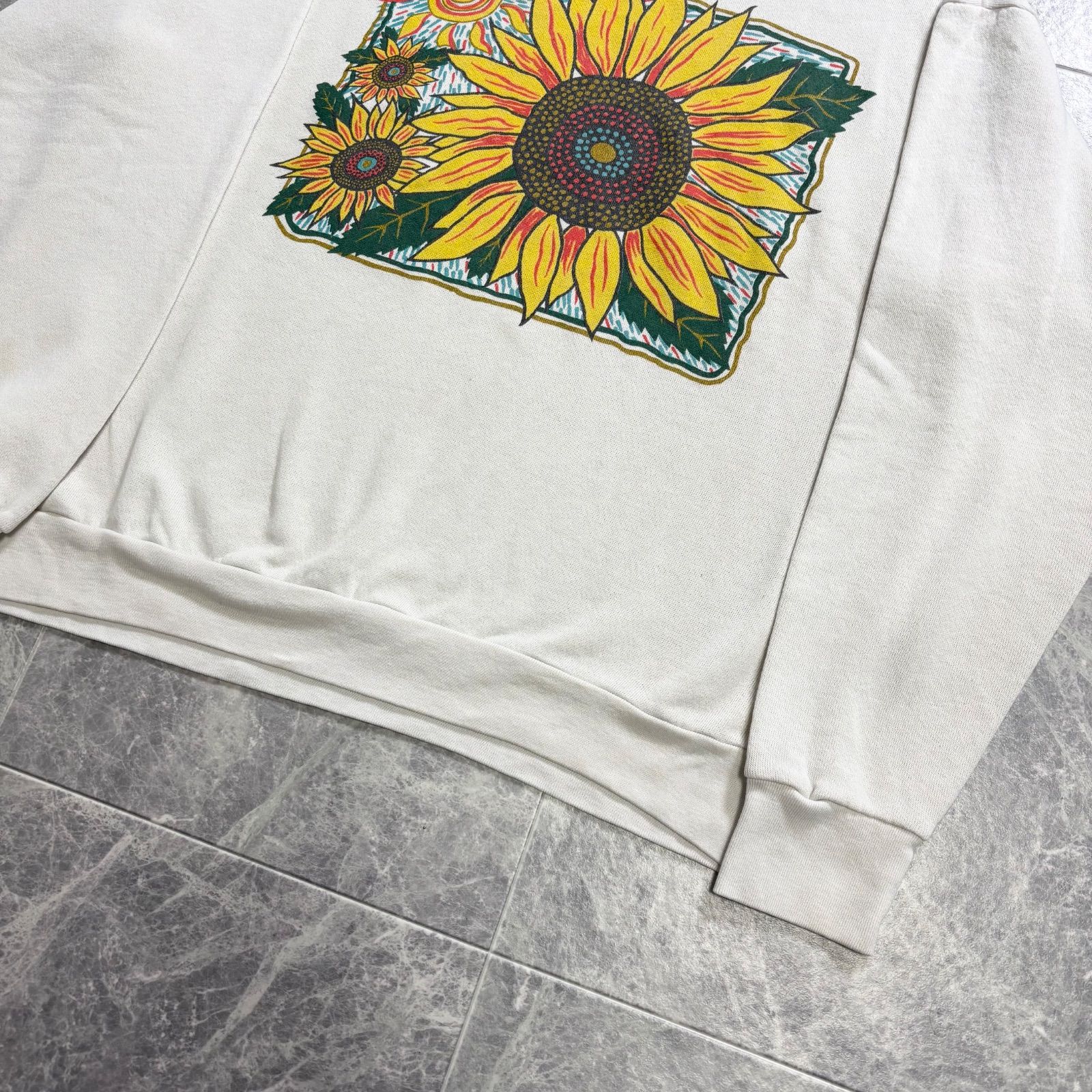 90s ひまわりsweat 1990s 