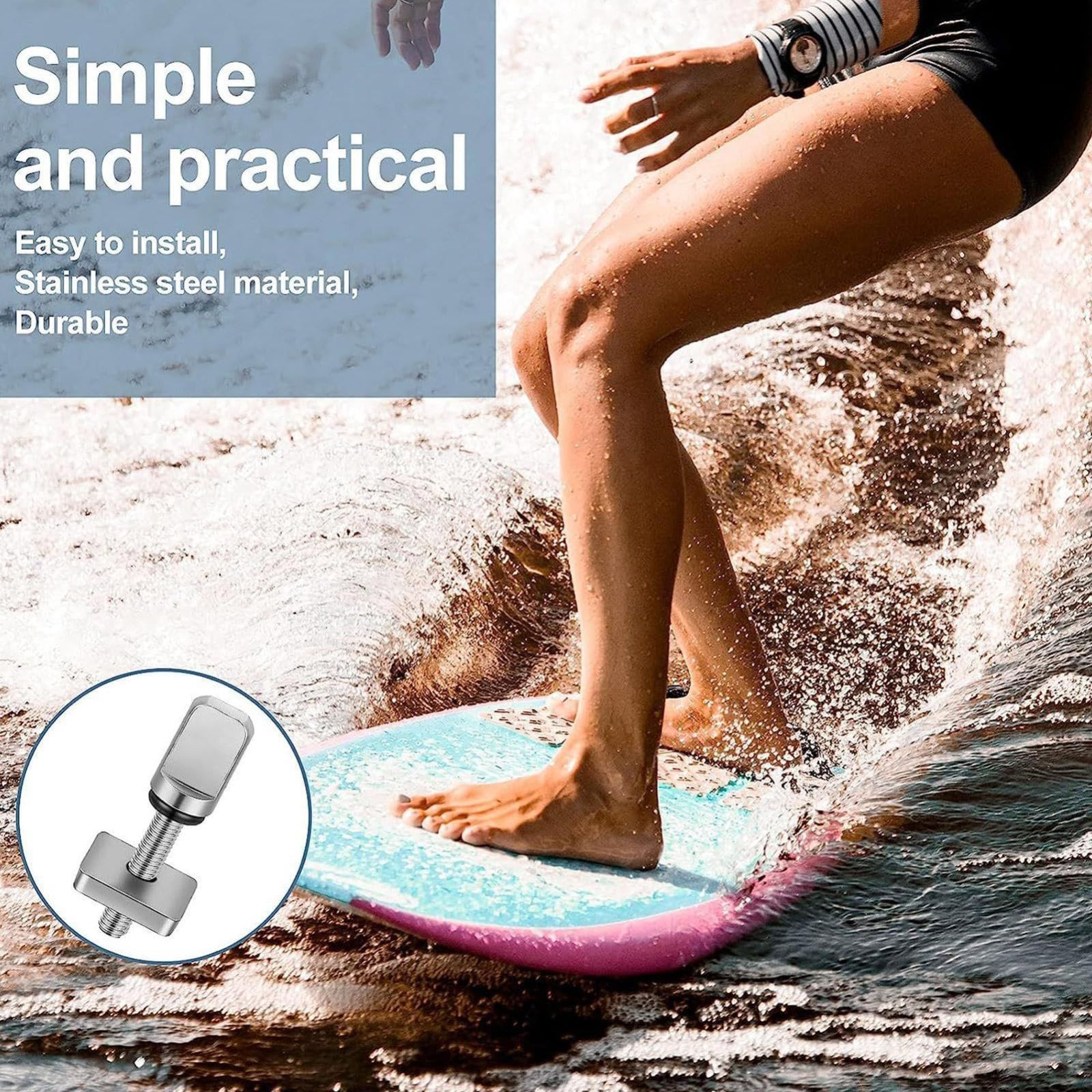 在庫処分】フィンネジ フィンロックスクリュー ステンレス ロング