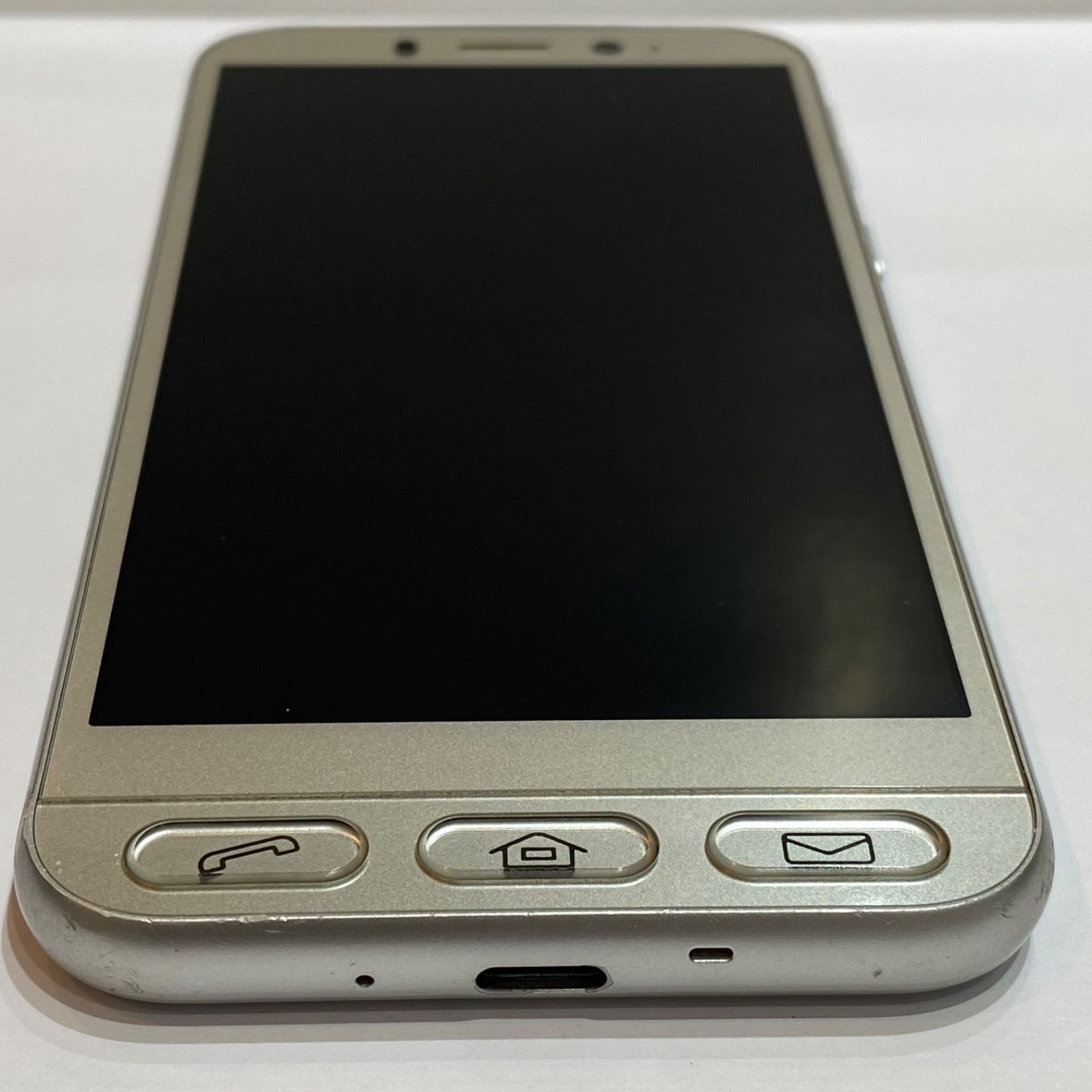 SHARP - #nico 　シンプルスマホ4 704SH シャンパンシルバー シンプルスマホ 新品未使用品 シャープ シンプルスマホ4 704SH
