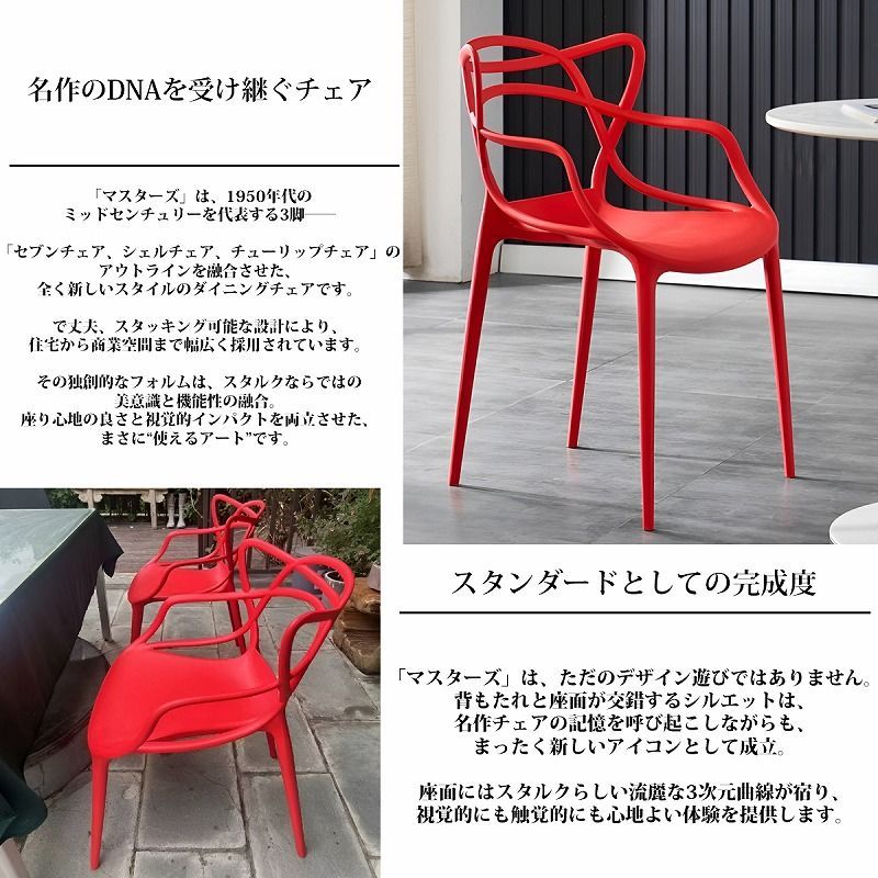チェア おしゃれ リビングチェア Masters マスターズチェア ダイニング  