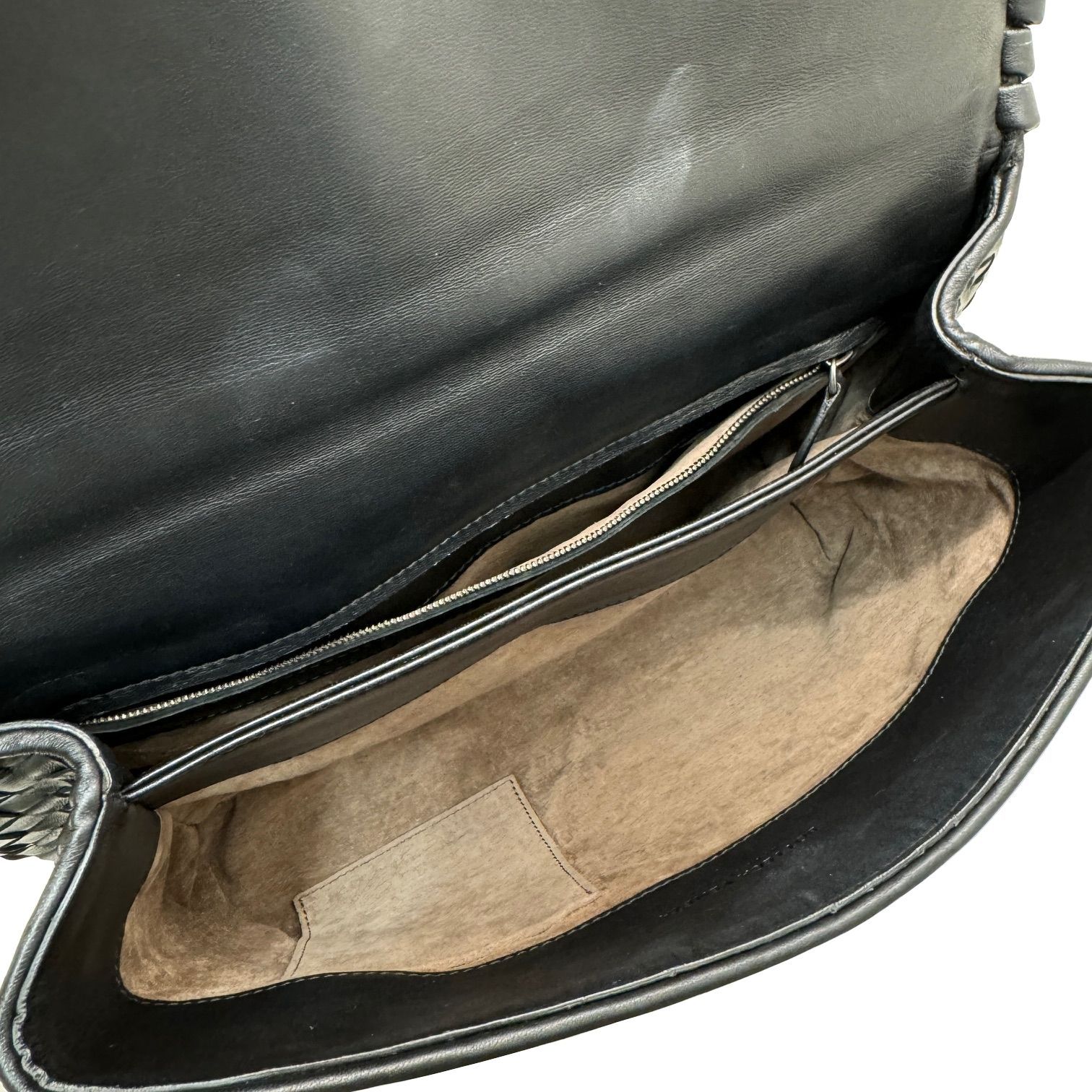 ■美品■ BOTTEGA VENETA ショルダーバッグ　レザー　黒　オリンピア BOTTEGA VENETA 【並行輸入品】ボッテガヴェネタ ショルダー