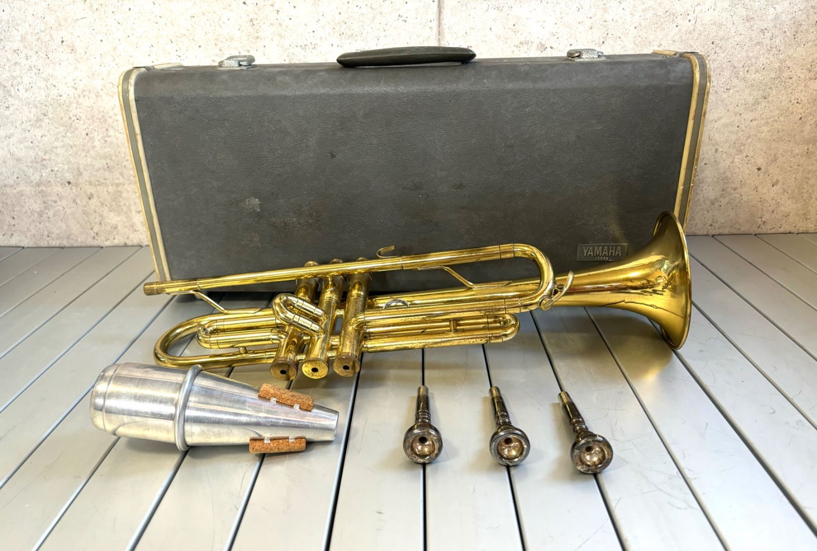 ELLIS STANDARD トランペット 631806 |YAMAHAマウスピース ハードケース|ミュート 現状品