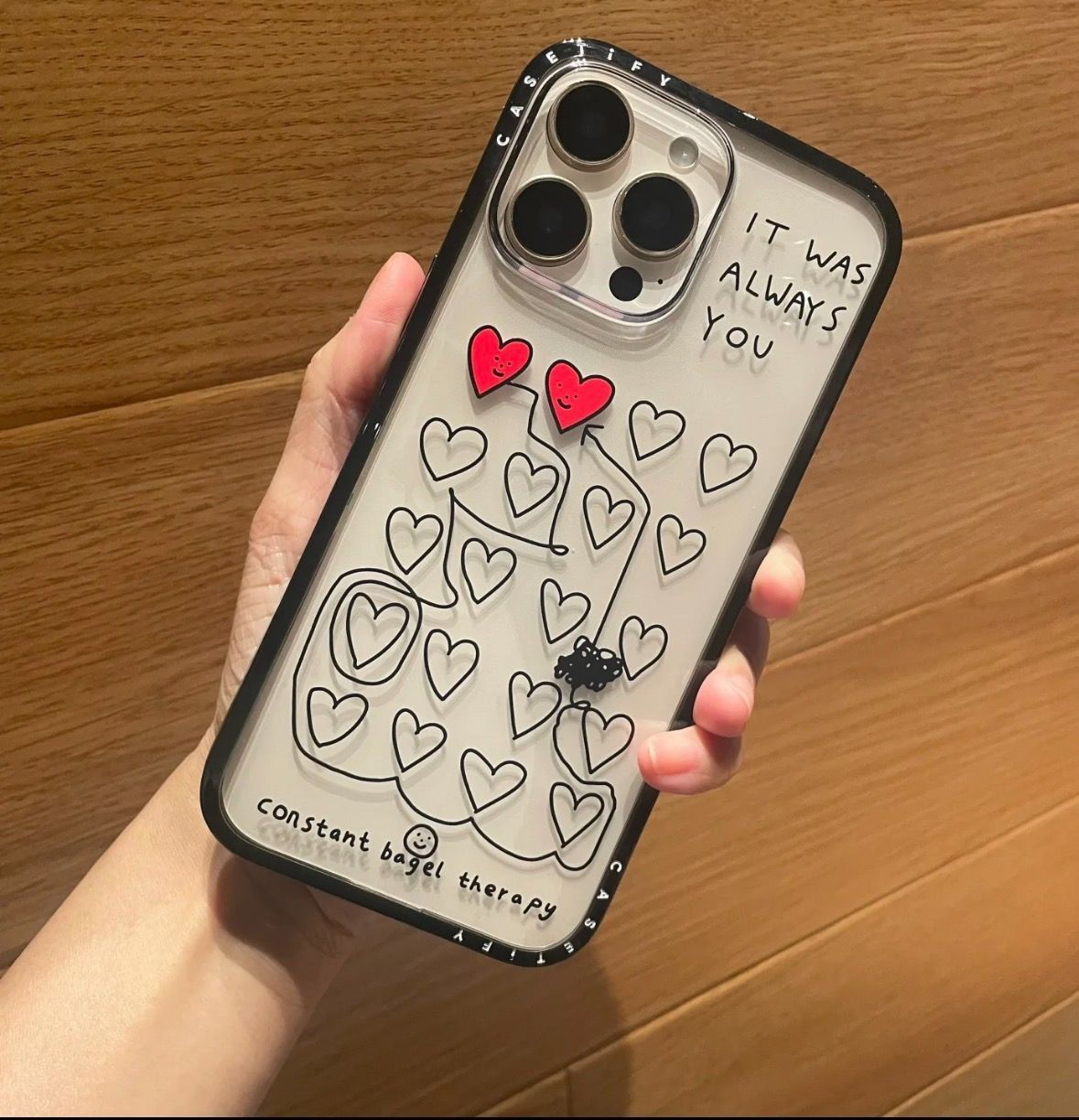 CASETIFY ハートデザイン iPhoneケース 可愛い インパクトライトケース ハートデザインシリーズ