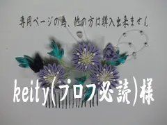keity(プロフ必読) 様　専用ページ