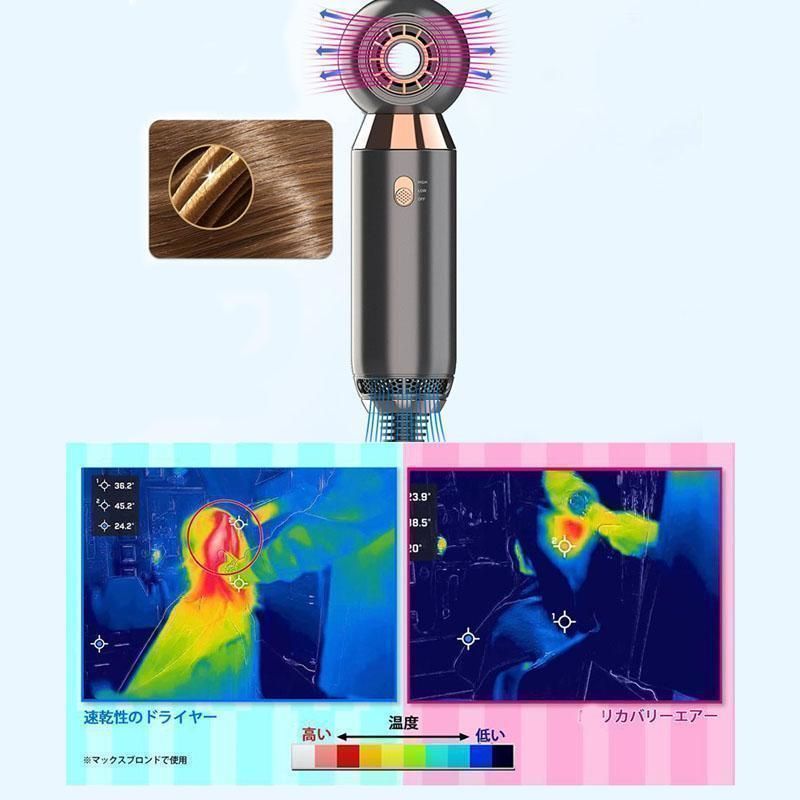 2023母の日REBSMC-801リカバリーエアー/ドライヤー髪静電気軽量