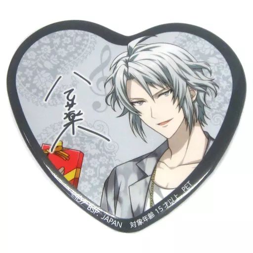 中古】バッジ・ピンズ(キャラクター) 八乙女楽 トルコレ ハート型
