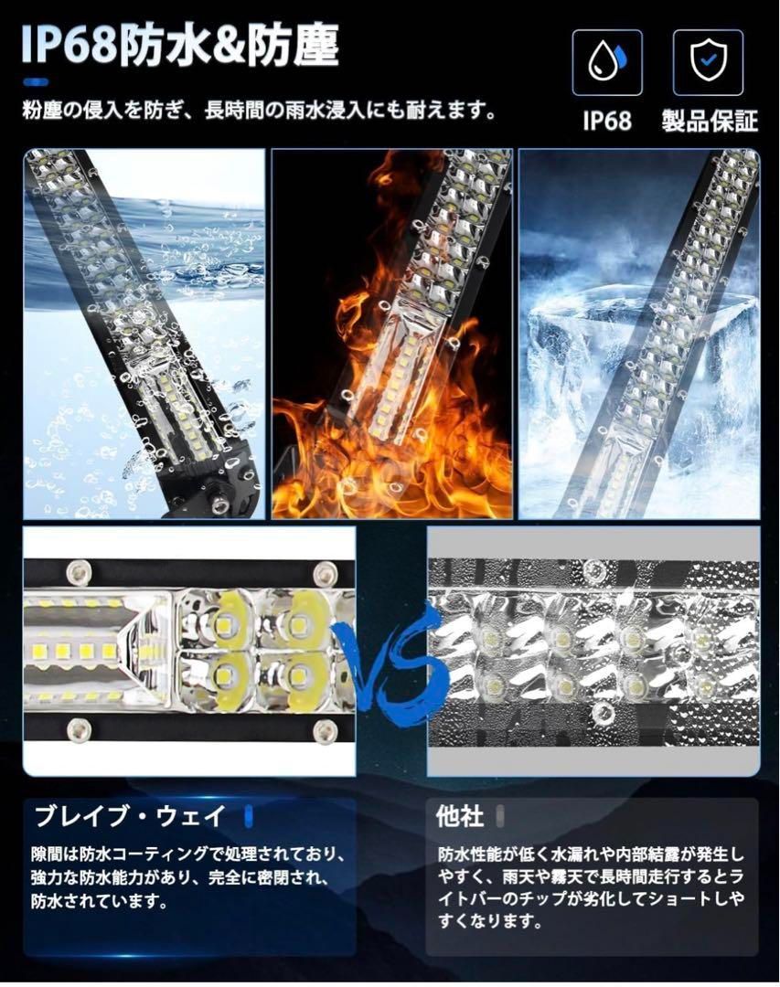 20 インチ Led ライトバー ラングラー ワークライト Willpower 20