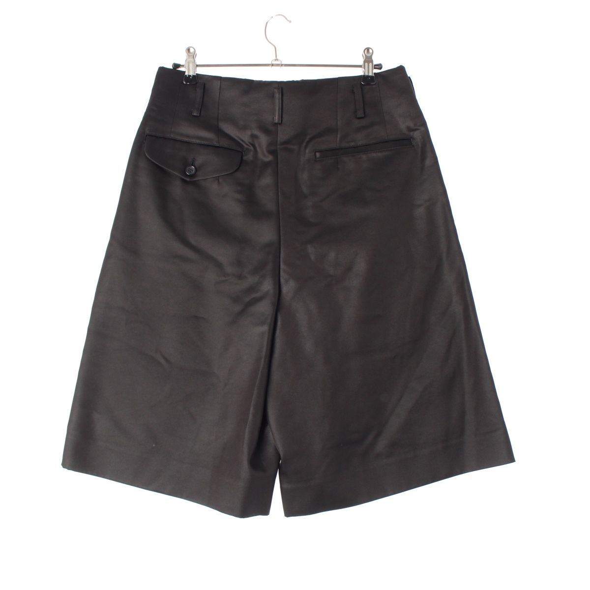 コムデギャルソン AD2021 アセテート 2タック ハーフ ショートパンツ ボトムス GI-P013 ブラック XS