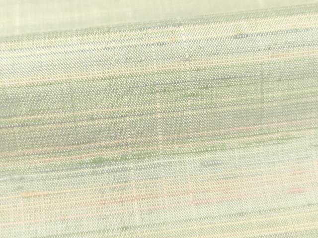 平和屋着物●紅花紬　米沢　霞文　やまと誂製　ロング丈　正絹　逸品　AABB1965ck 平和屋着物○紅花紬 米沢 霞文 やまと誂製 ロング丈 正絹 逸品