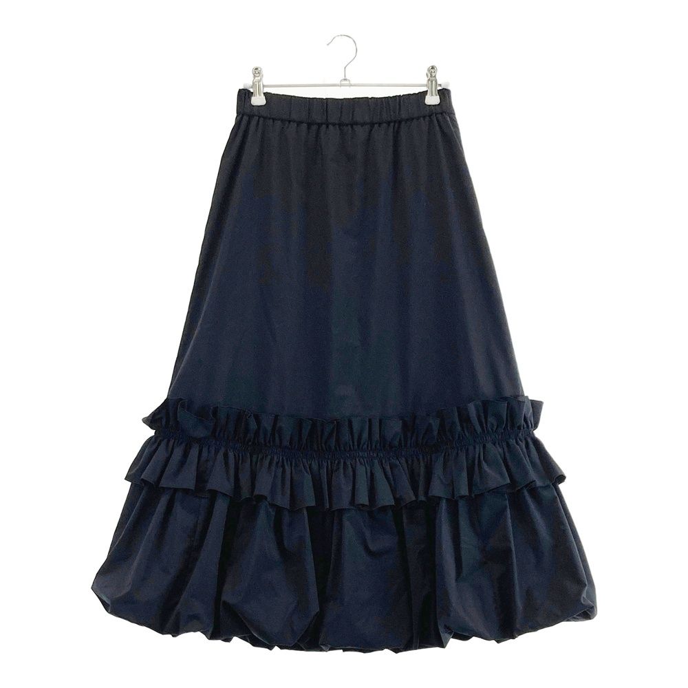 UNITED ARROWS ユナイテッドアローズ バブルヘム ロングスカート ブラック系 38 240101489657 レディース