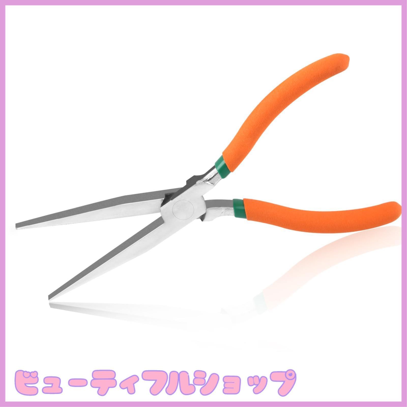特価】SPEEDWOX 平やっとこ 先長 アクセサリー用 溝なし 手芸 工具 平 