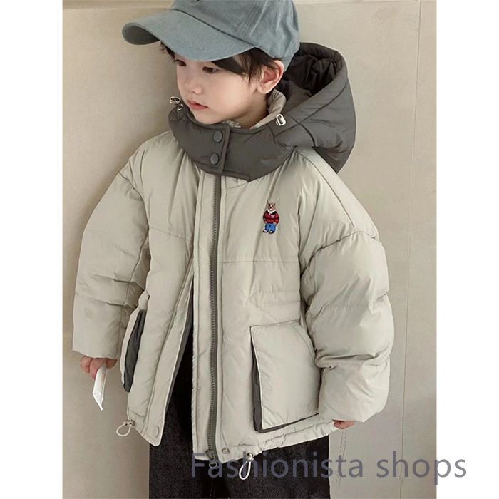 【新品未使用】子供服 男の子 女の子 キッズ コート ショート丈 ジャケット 上着 厚手 暖かい 防寒 秋冬 お洒落 軽い 子ども お誕生日 防寒対策 韓国 秋コート 冬コート 幼稚園 小学校 入学式