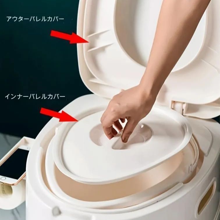 ポータブル分離式トイレ キャンプ