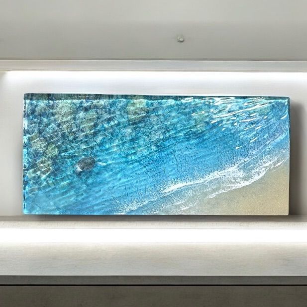 沖縄の海 レジンアートボード