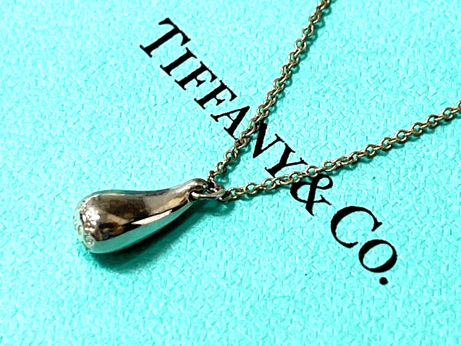 Tiffany ティファニー ティアドロップ ネックレス Ag925 - メルカリ