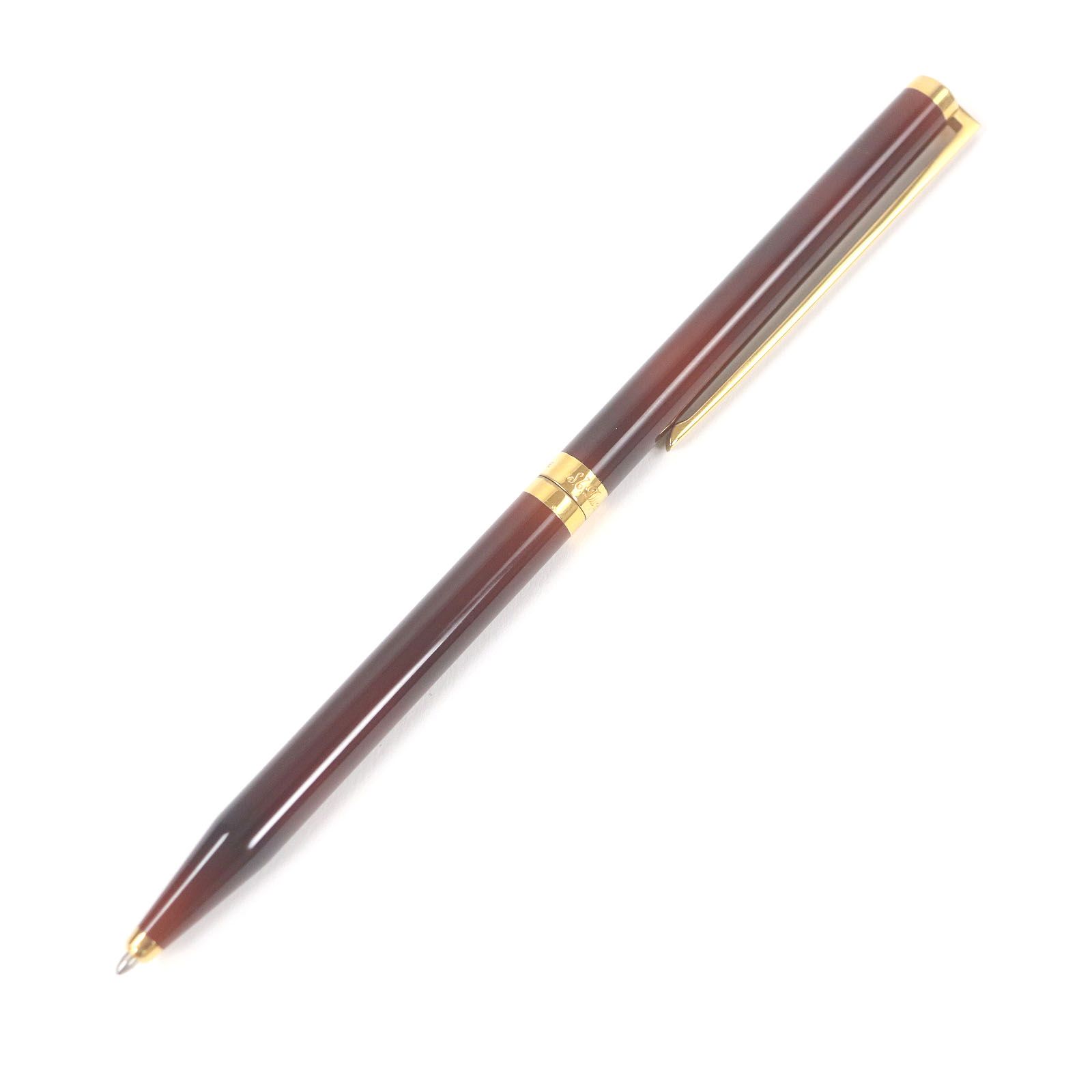 デュポン ボールペン ツイスト式 モンパルナス マーブル柄 極美品□Dupont デュポン モンパルナス M-2 ツイスト式 マーブル柄