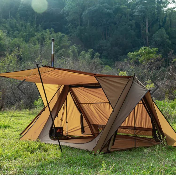 新品POMOLY STOVEHUT70 グランドシート付き STOVEHUT 70パップテント| ブッシュクラフター用 4シーズン適用