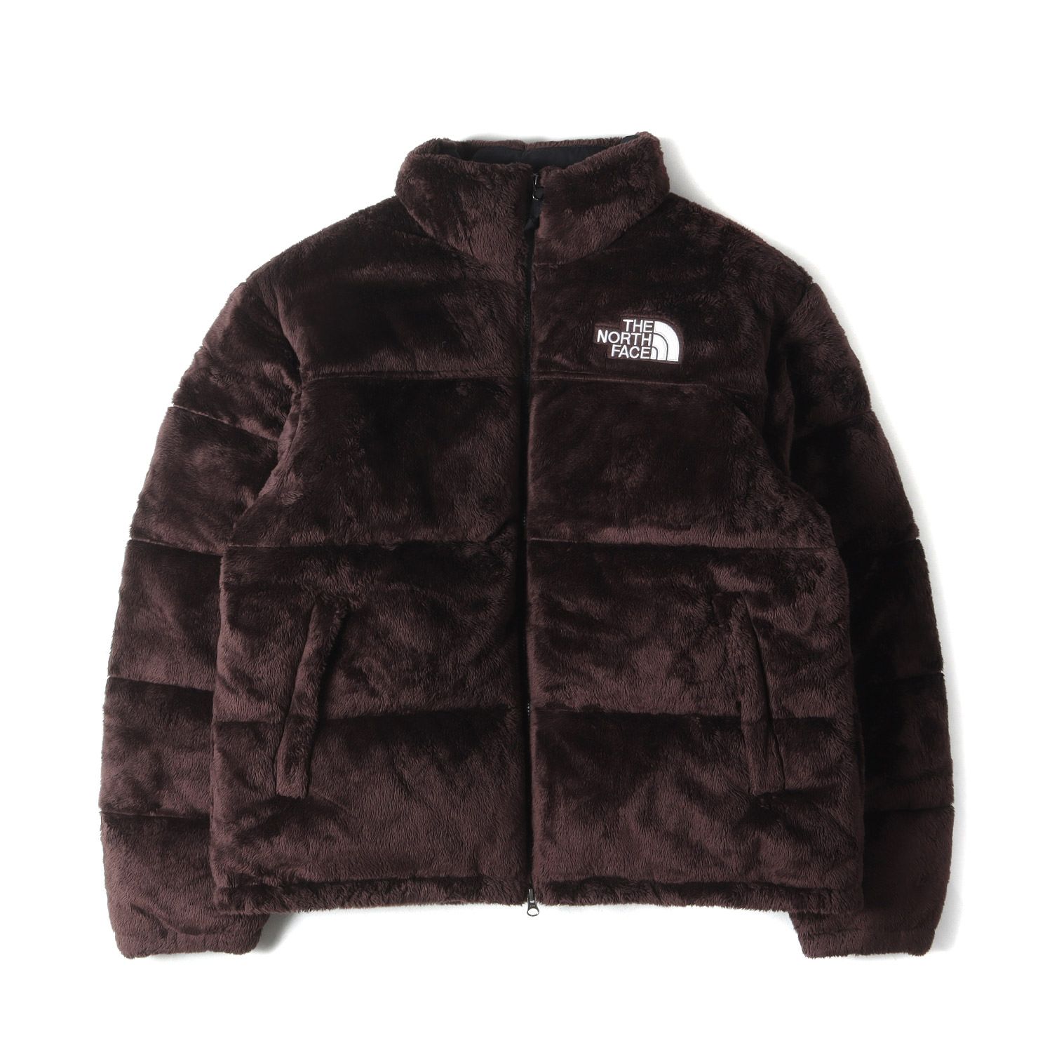 THE NORTH FACE ヌプシ ダウンジャケットLブラウン/ブラック