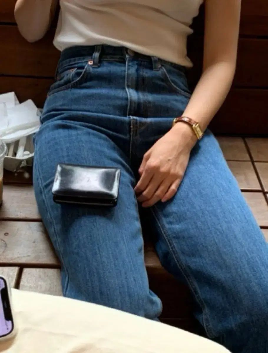 モネ mone リボン빛 ノーマデニム