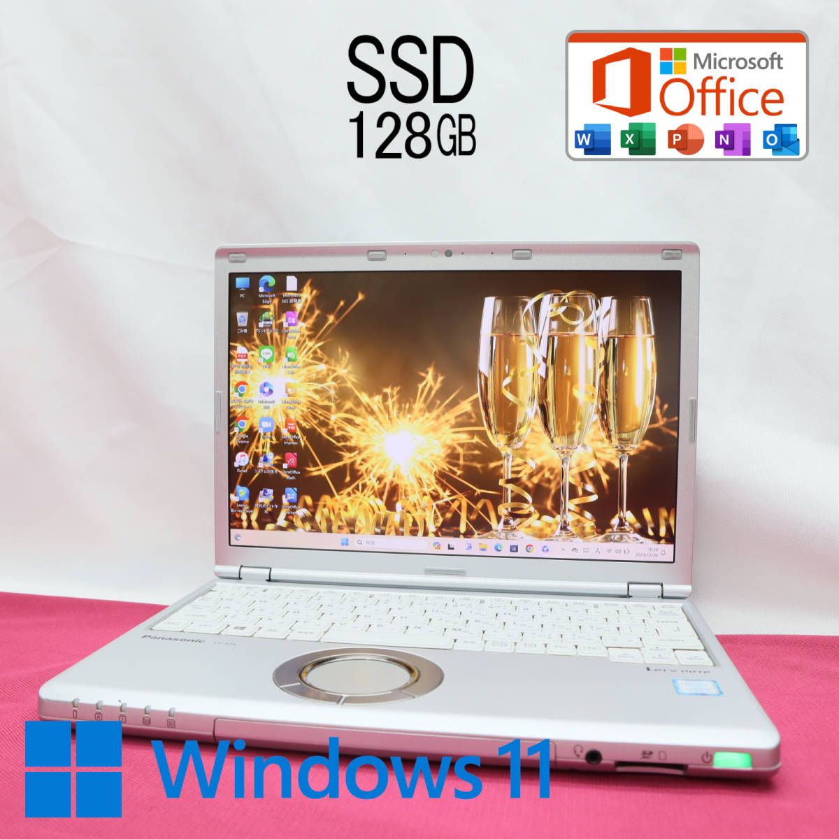 ☆超美品 高性能7世代i3！M.2 SSD128GB☆CF-SZ6 Core i3-7100U Web